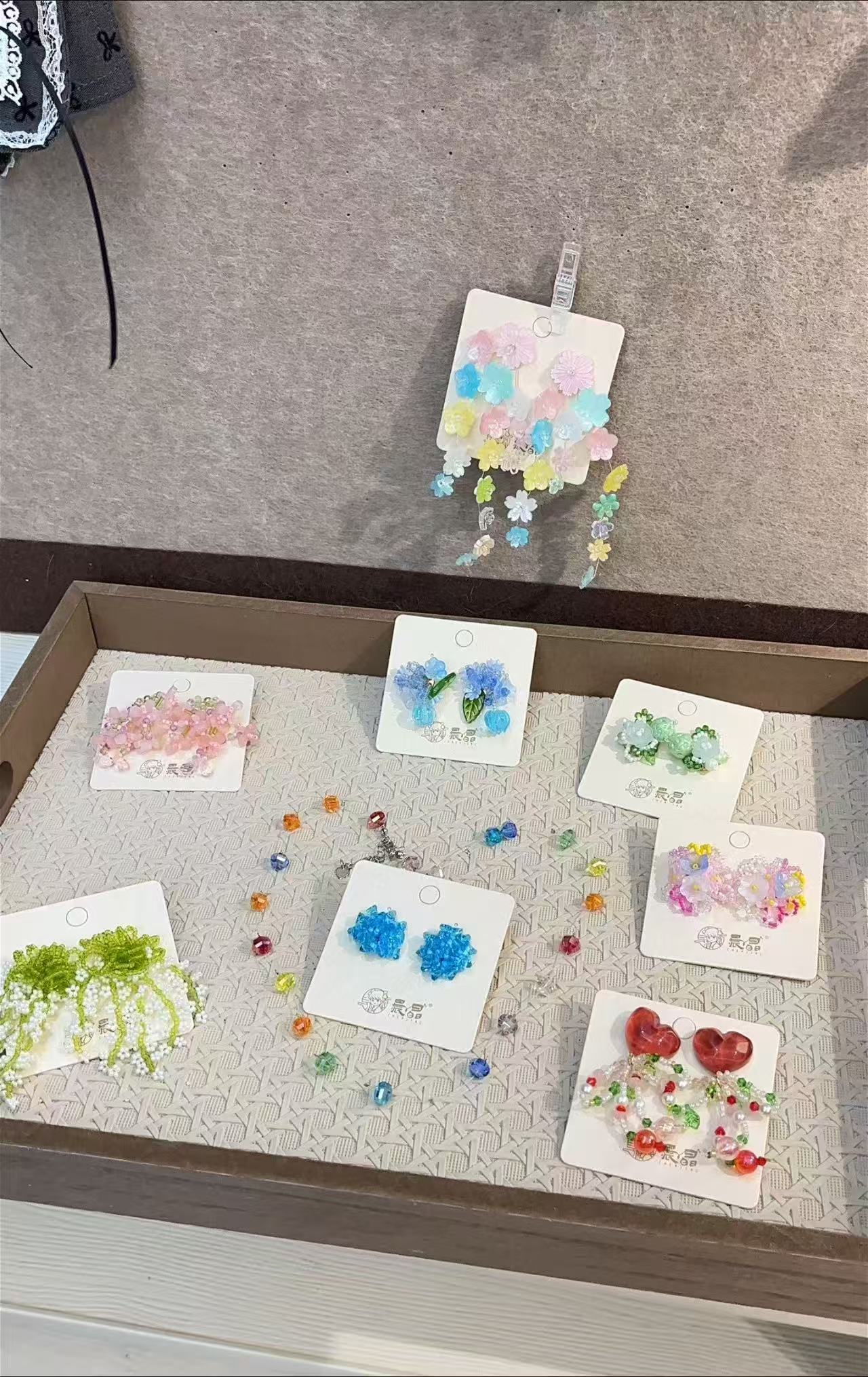 非金属仿水晶耳饰 【耳饰个人单】原创定制耳饰