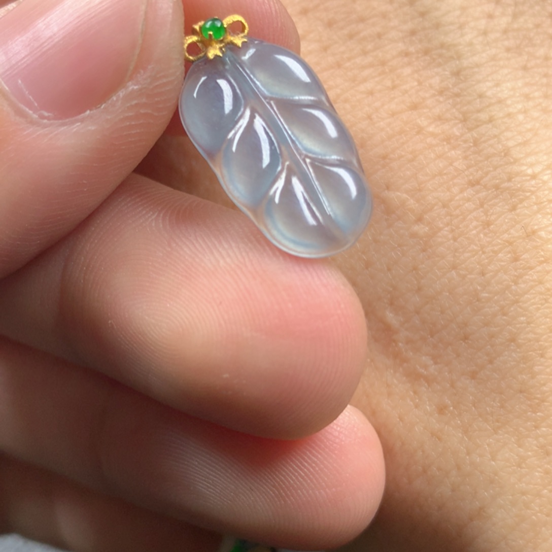 【闪购商品】翡翠颈饰18K金镶嵌翡翠