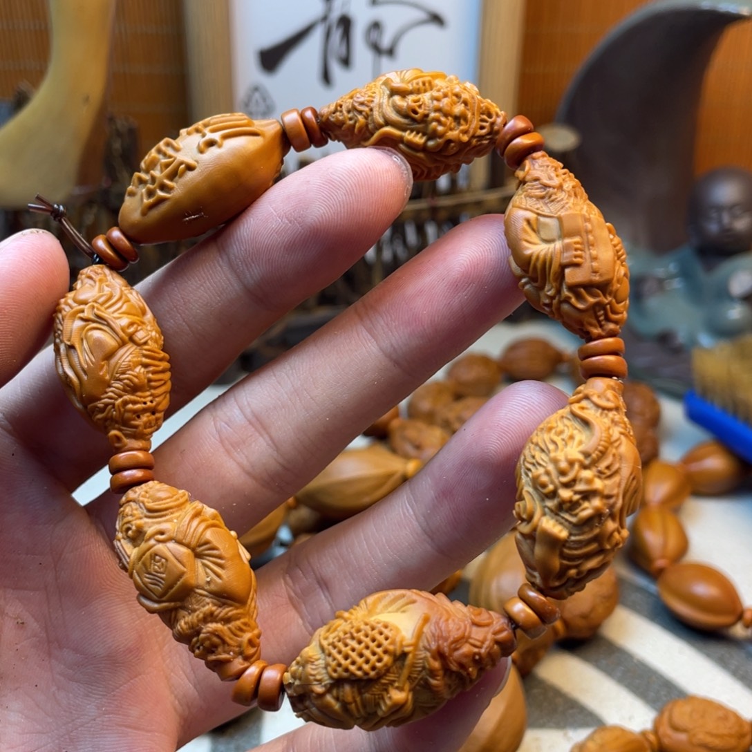 橄榄核手串/手链橄榄核雕工艺手串5119