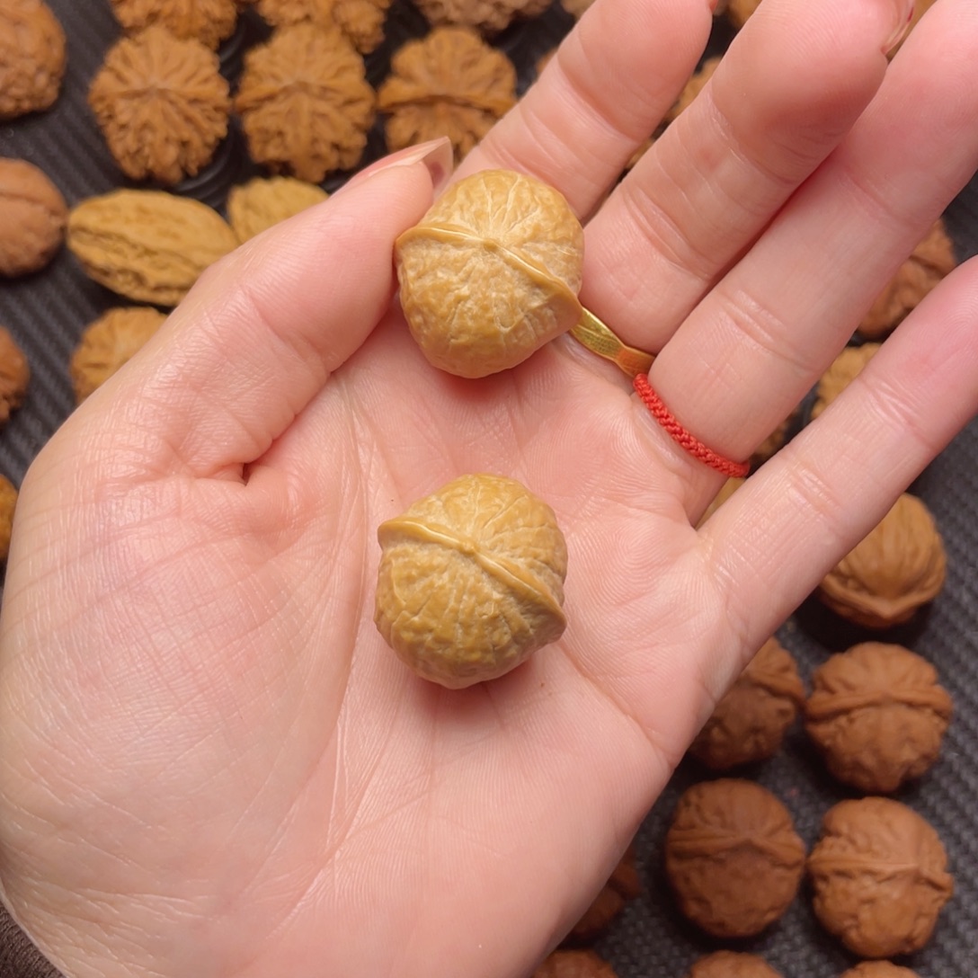 【***】文玩核桃把件木鱼