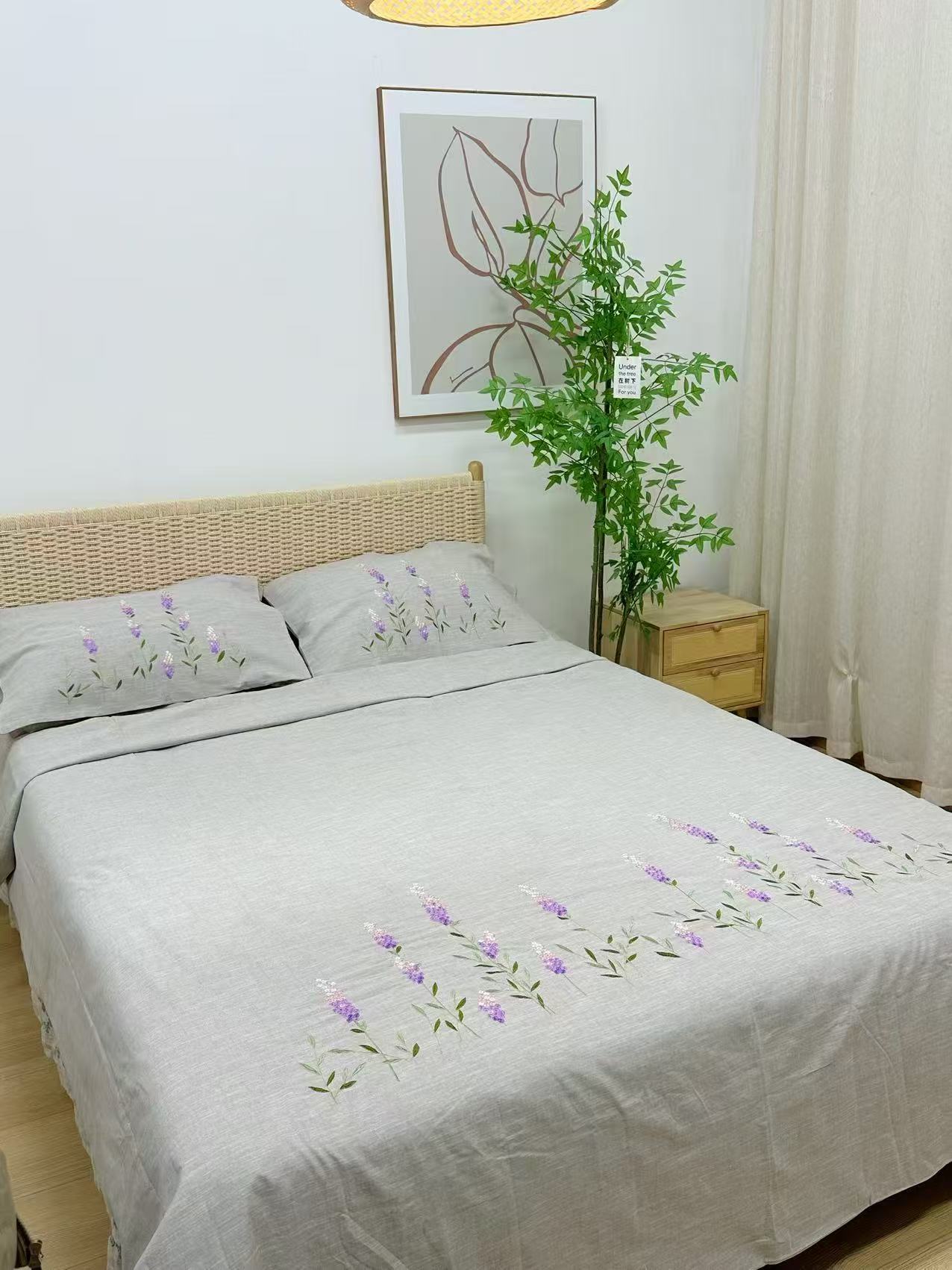 {蛋蛋家纺} 水影熏梦 汉麻舒适柔软被子