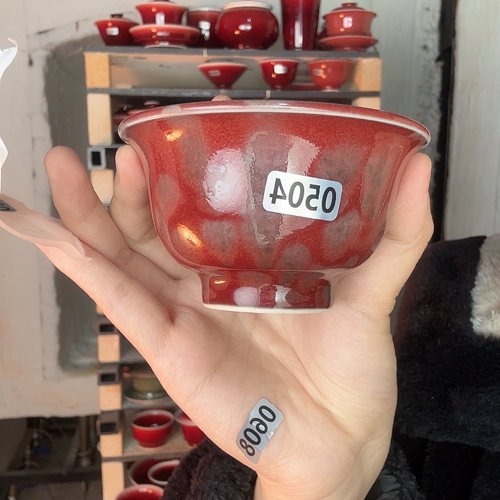 瓷片景德镇郎红陶瓷