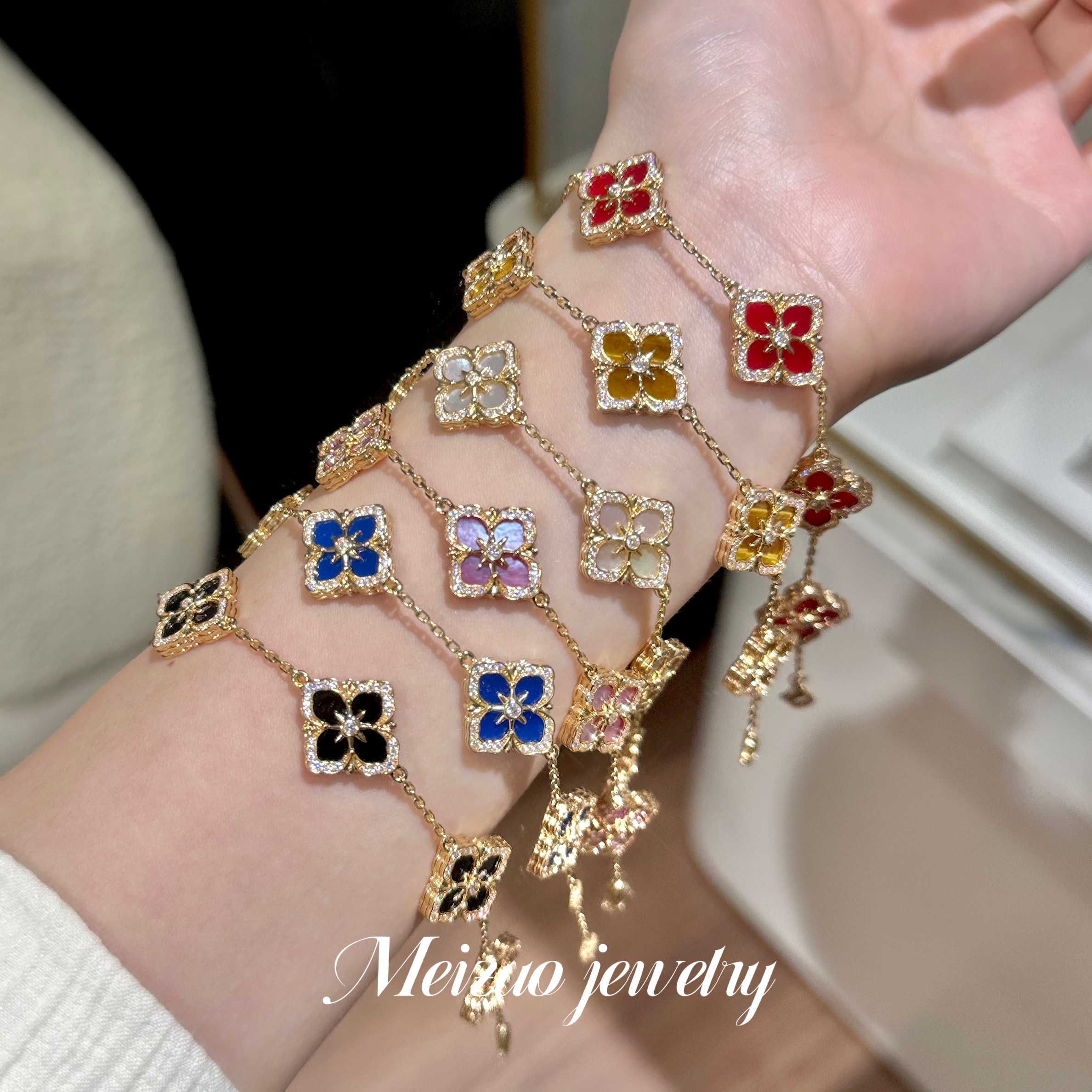 Meizuo珠宝·18k金福利款布布手链百搭精致款