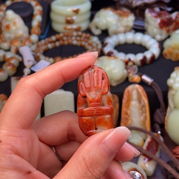 岫岩河磨玉（透闪石质玉）未镶嵌挂件