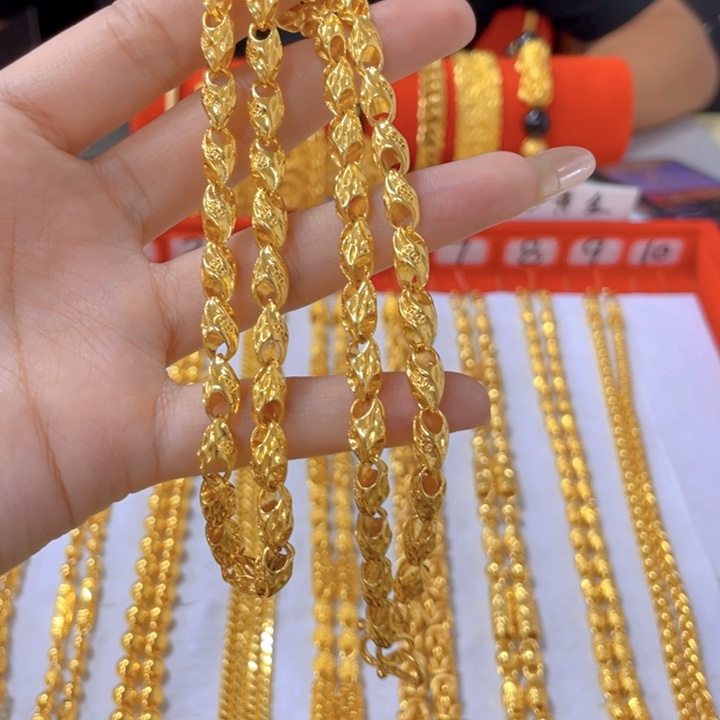 合金合金单麦穗项链