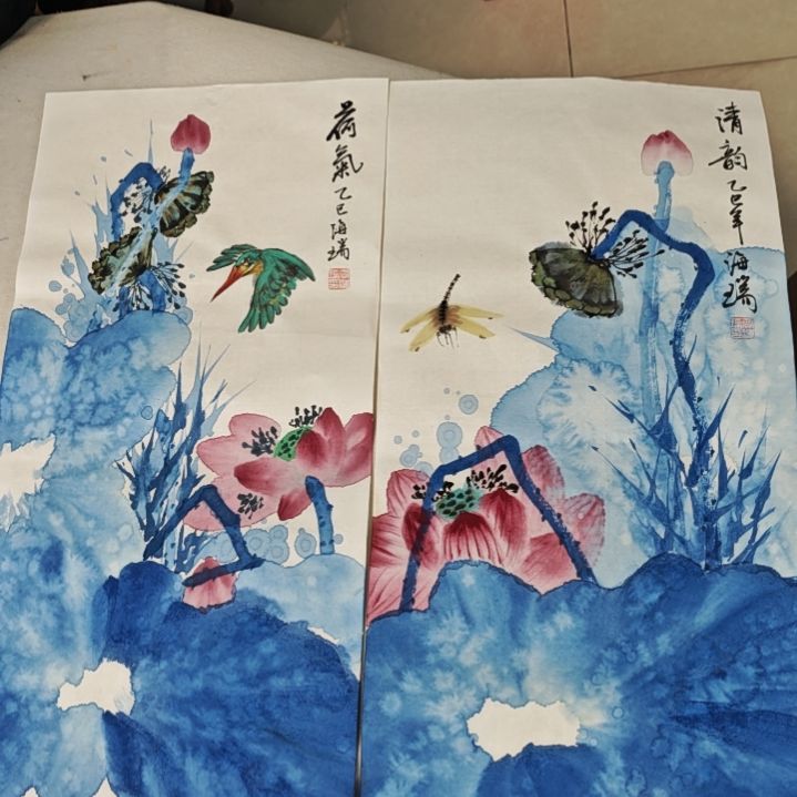 国画贾海瑞老师现场定制
