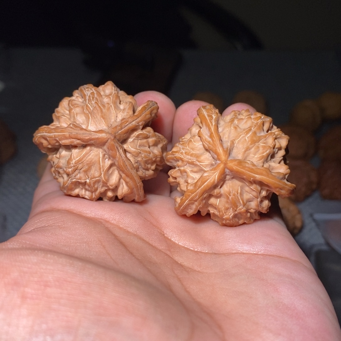 橘****桃核吊坠41尺羊头奔