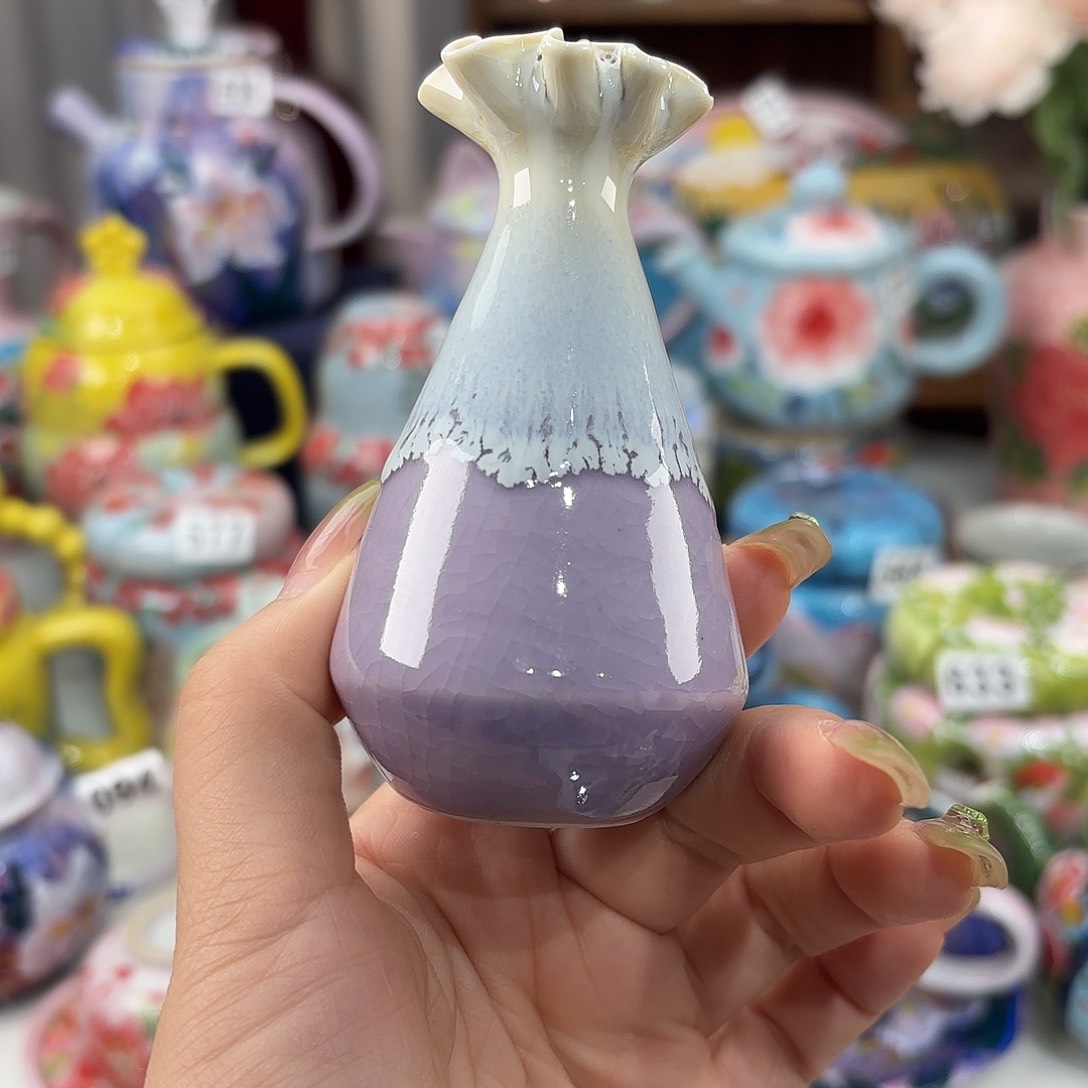 景德镇手绘高温釉下彩陶瓷茶具