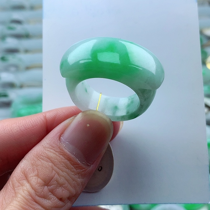 【闪购商品】未镶嵌戒指翡翠23-24号圈