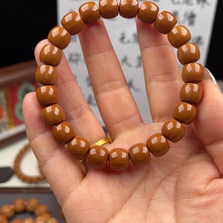 猴头核桃手串直切