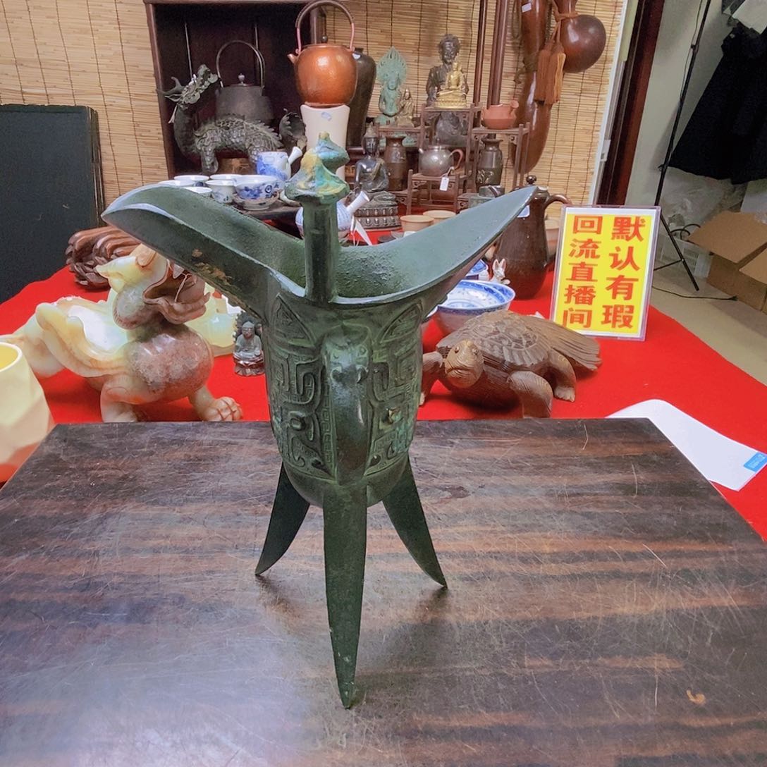 铜制酒尊一客家用c1