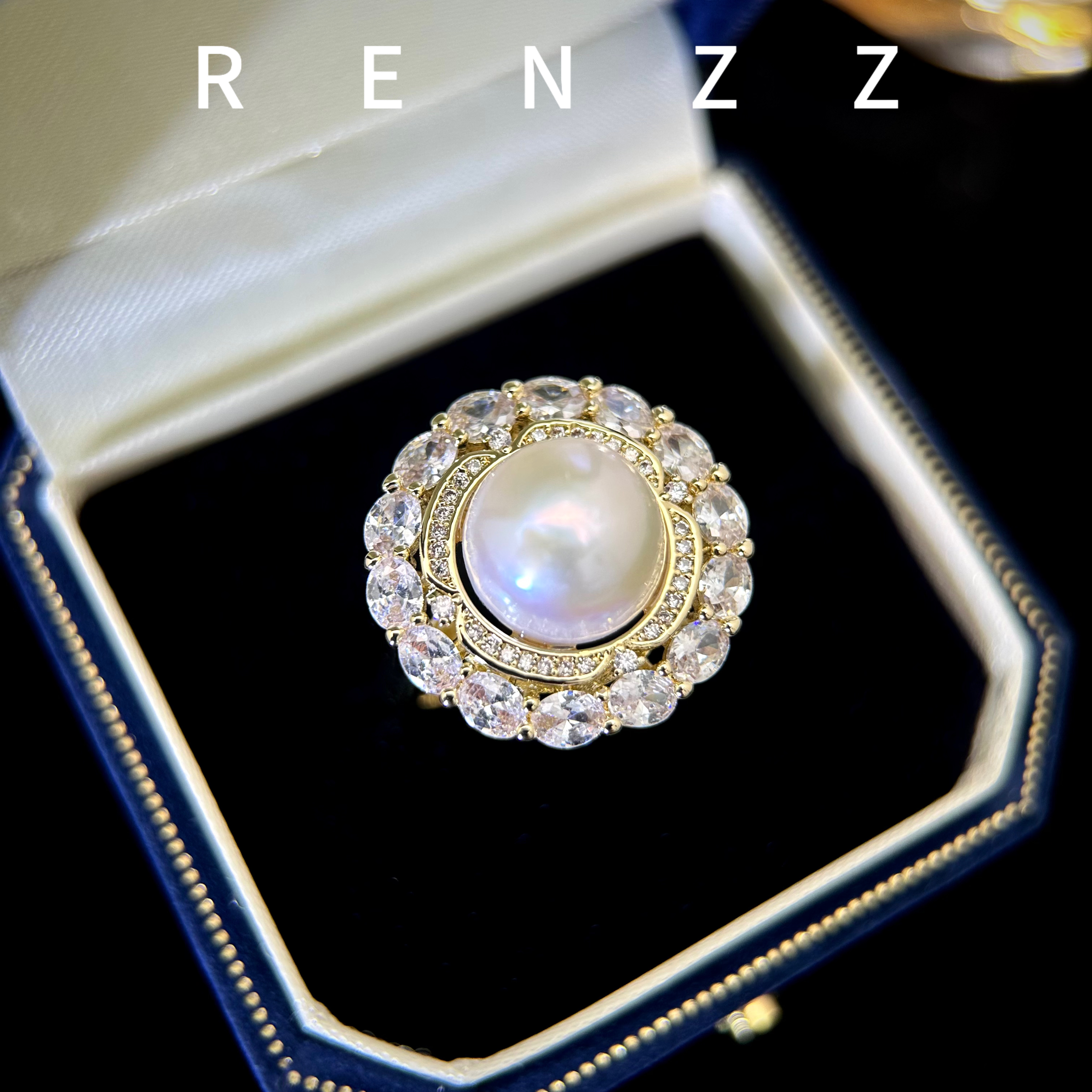  4068黄色圆圈戒指