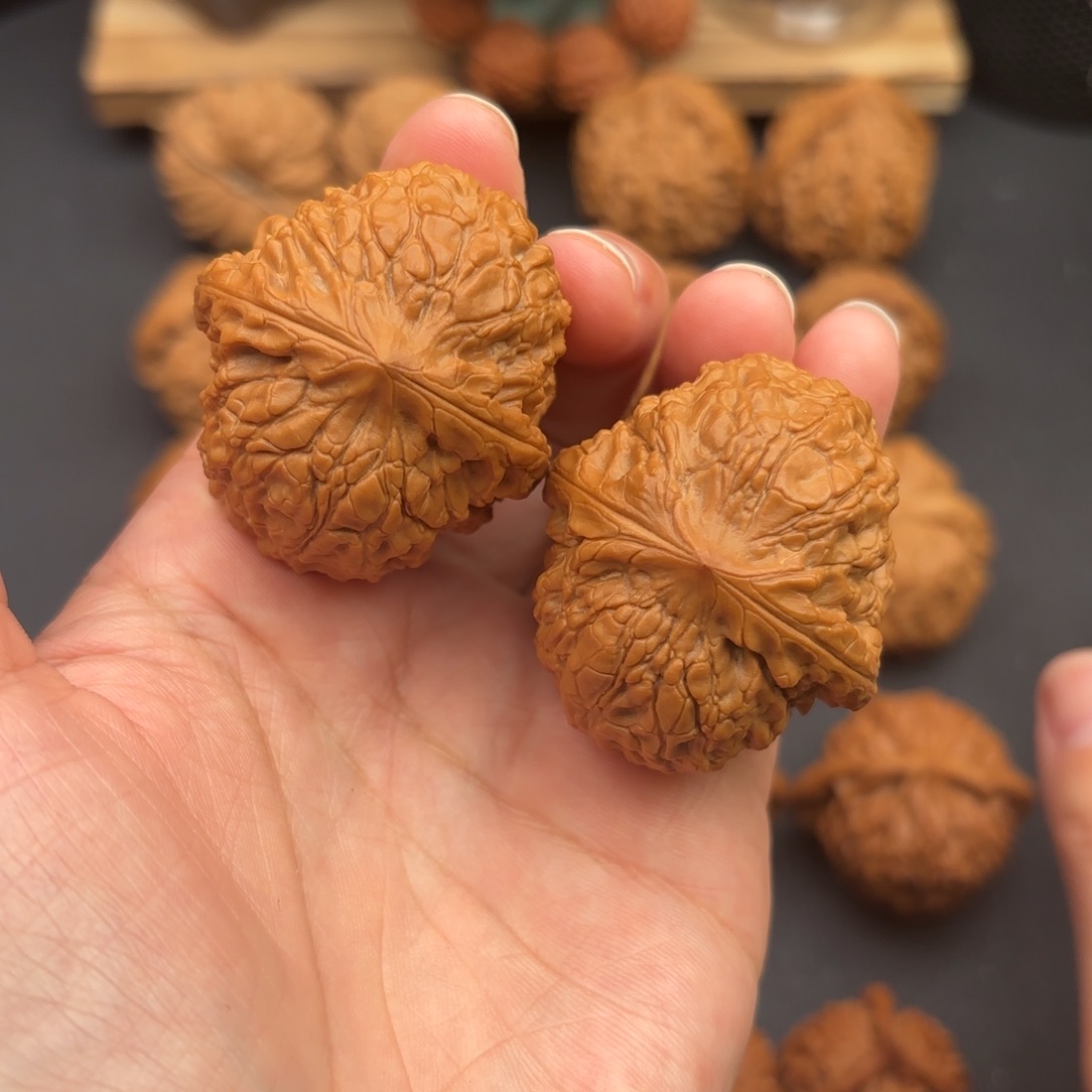 文玩核桃把件团圆40