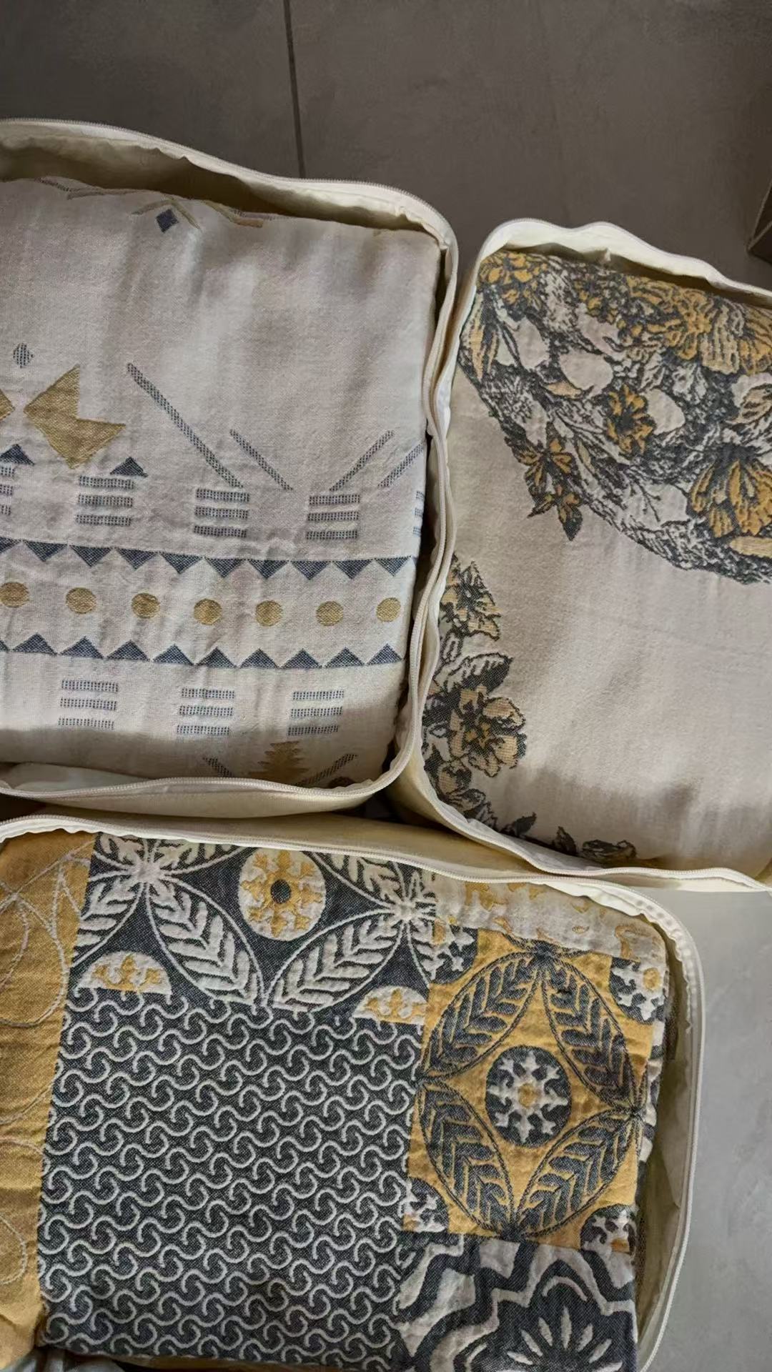 专享【京かわ会社】纱布毛巾被多功能盖毯不挑花色 云朵朵