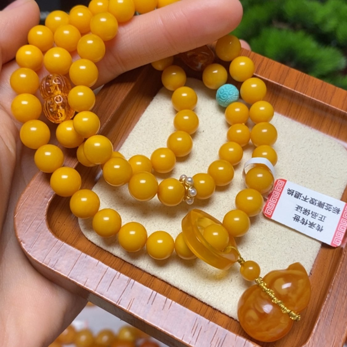 【闪购商品】蜜蜡颈饰未镶嵌项链