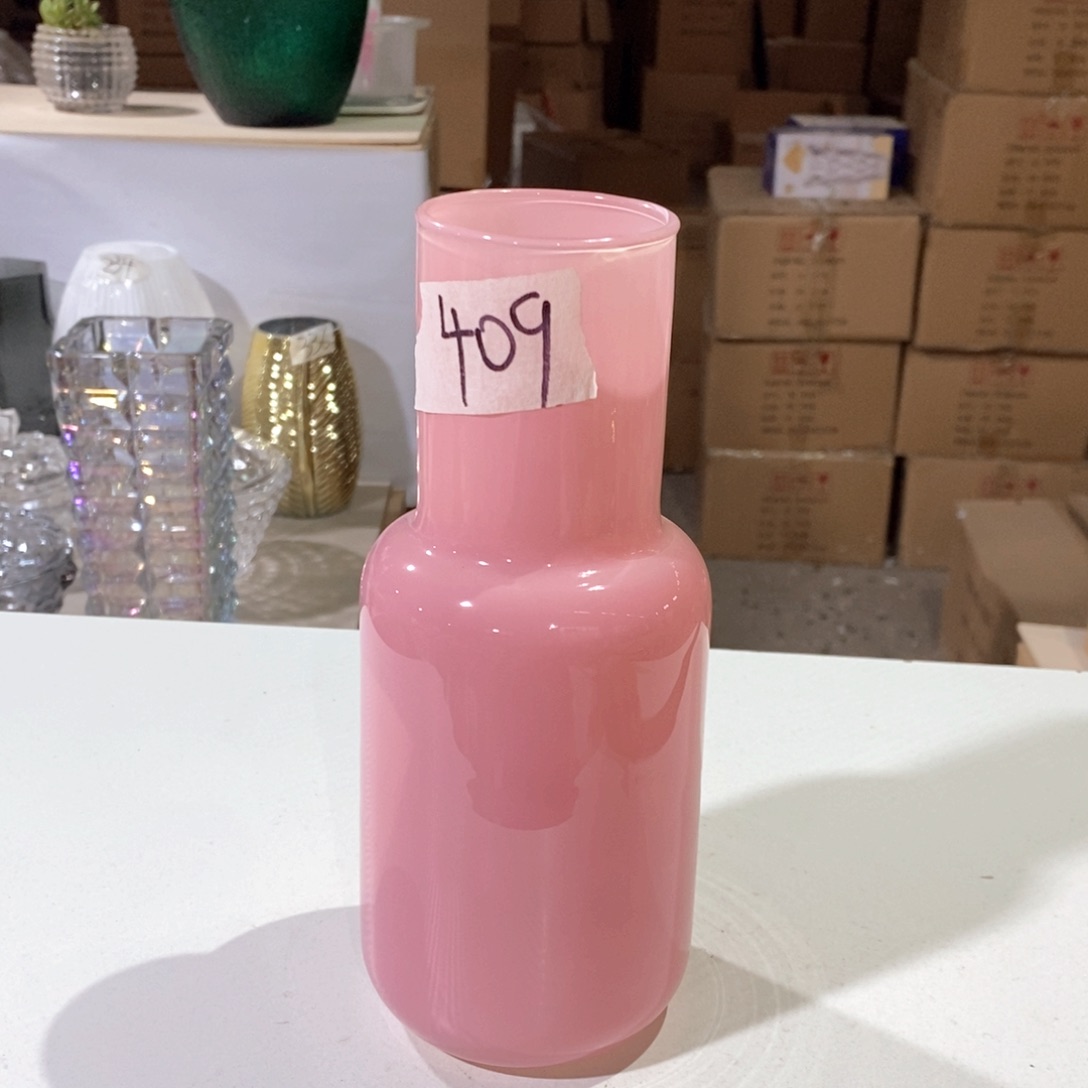玻璃409高21口6玻璃花瓶嘎嘎好看玻璃花瓶