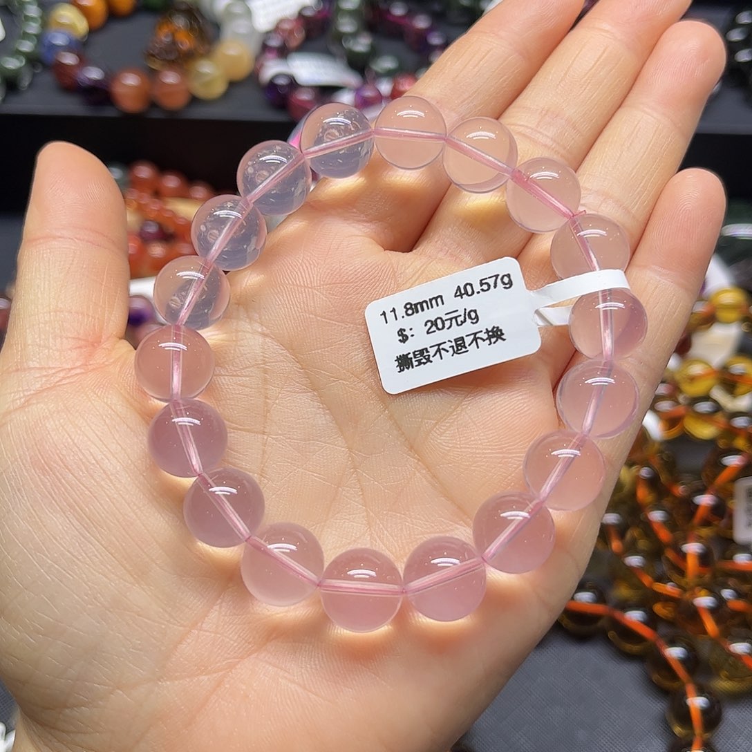 水晶手链未镶嵌天然水晶