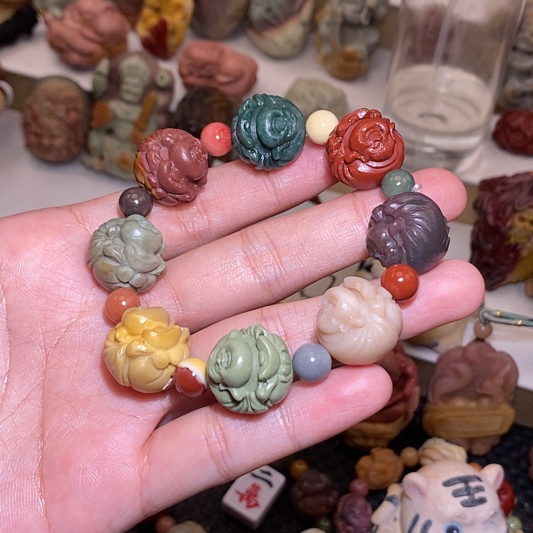 石英质玉（阿拉善玉）未镶嵌手链