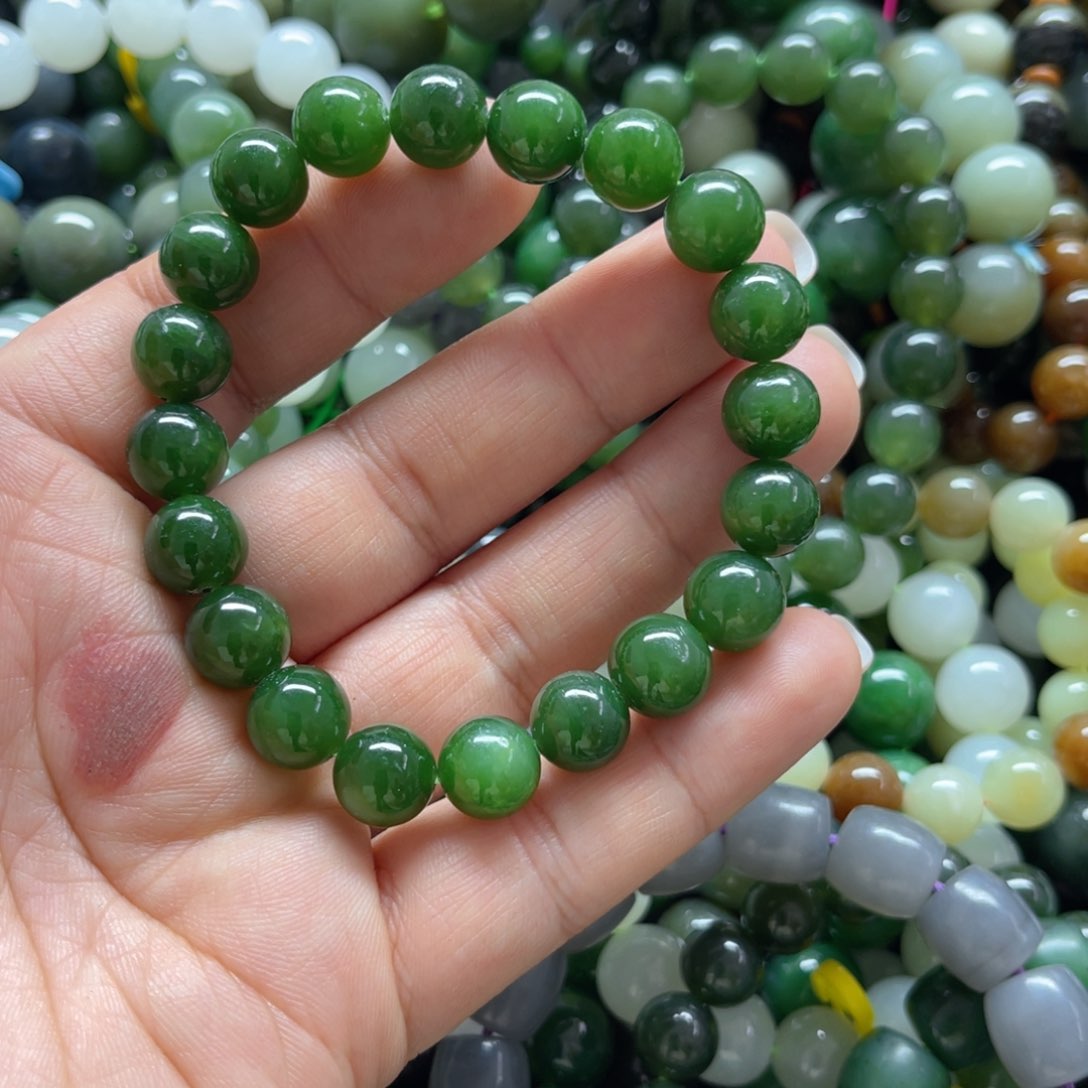 和田玉手链未镶嵌