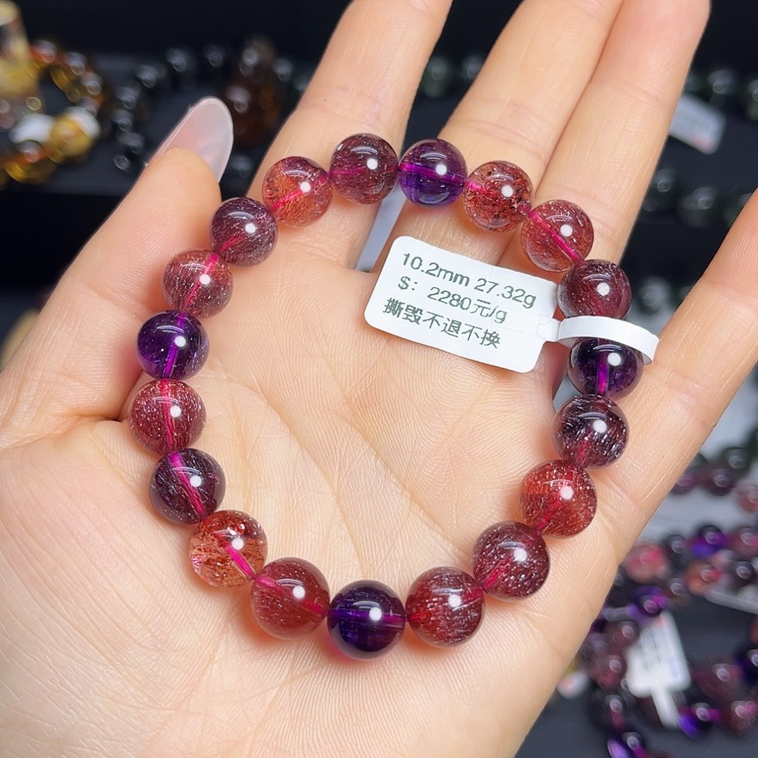 水晶手链未镶嵌天然水晶