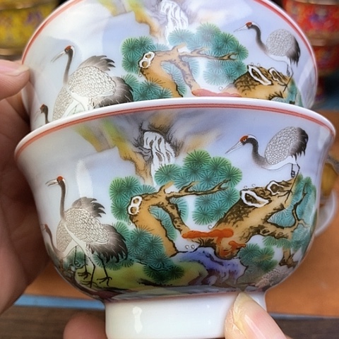 景德镇陶瓷藏式茶碗