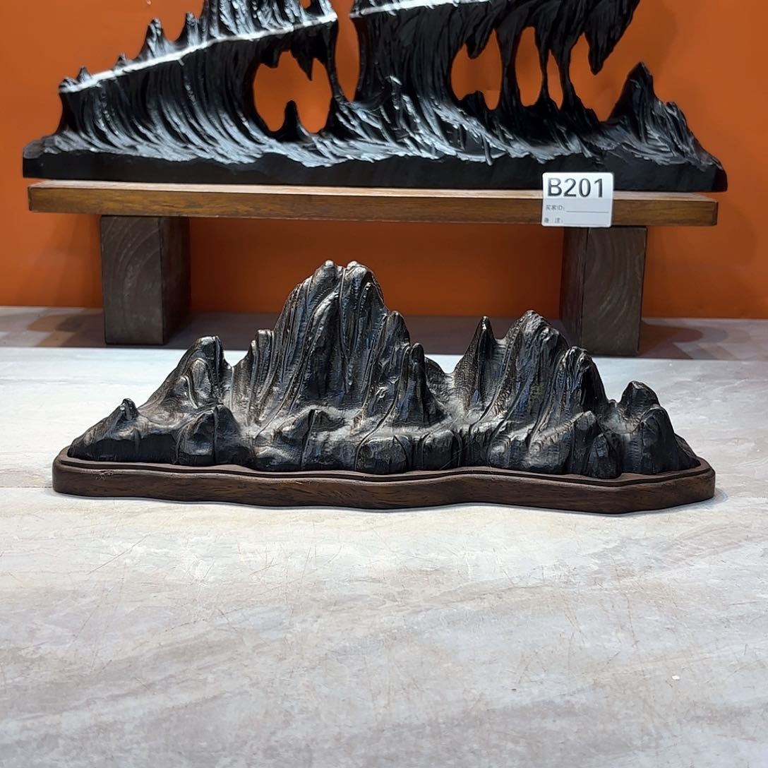 摆件@***光灵璧石奇石摆件 