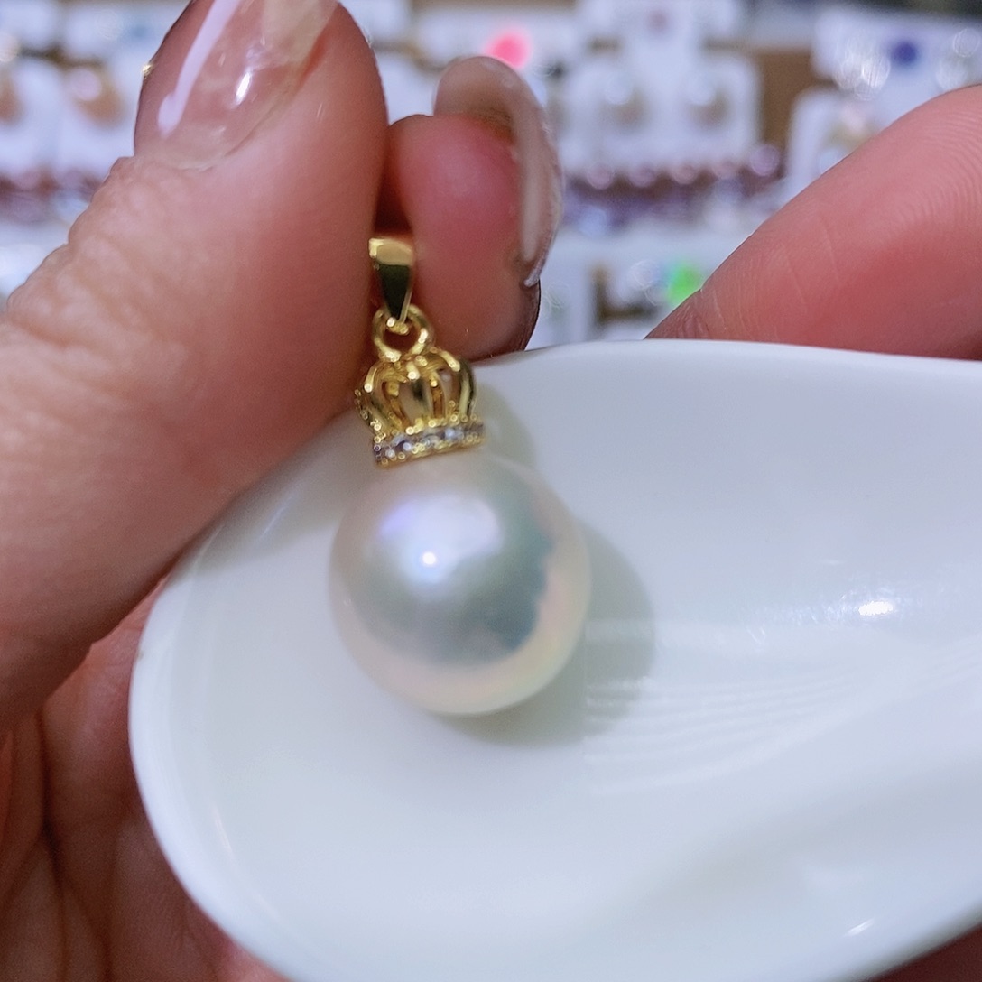 淡水珍珠颈饰合金