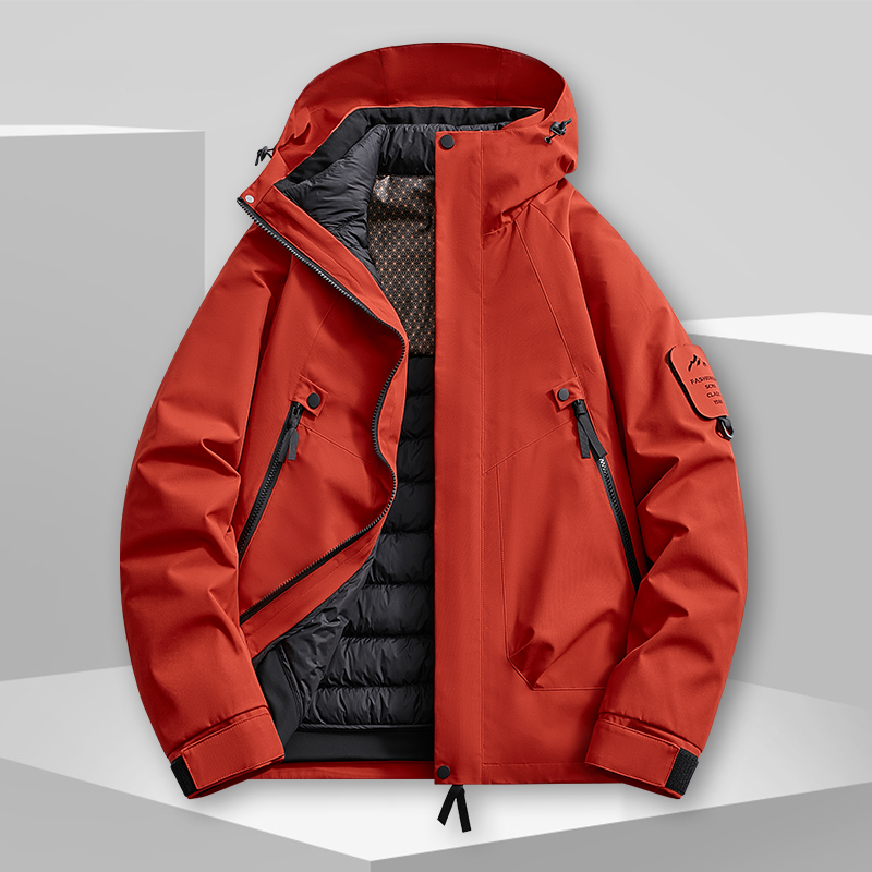 【羽绒内胆】冬季户外三合一防风防水可拆卸保暖冲锋衣外套