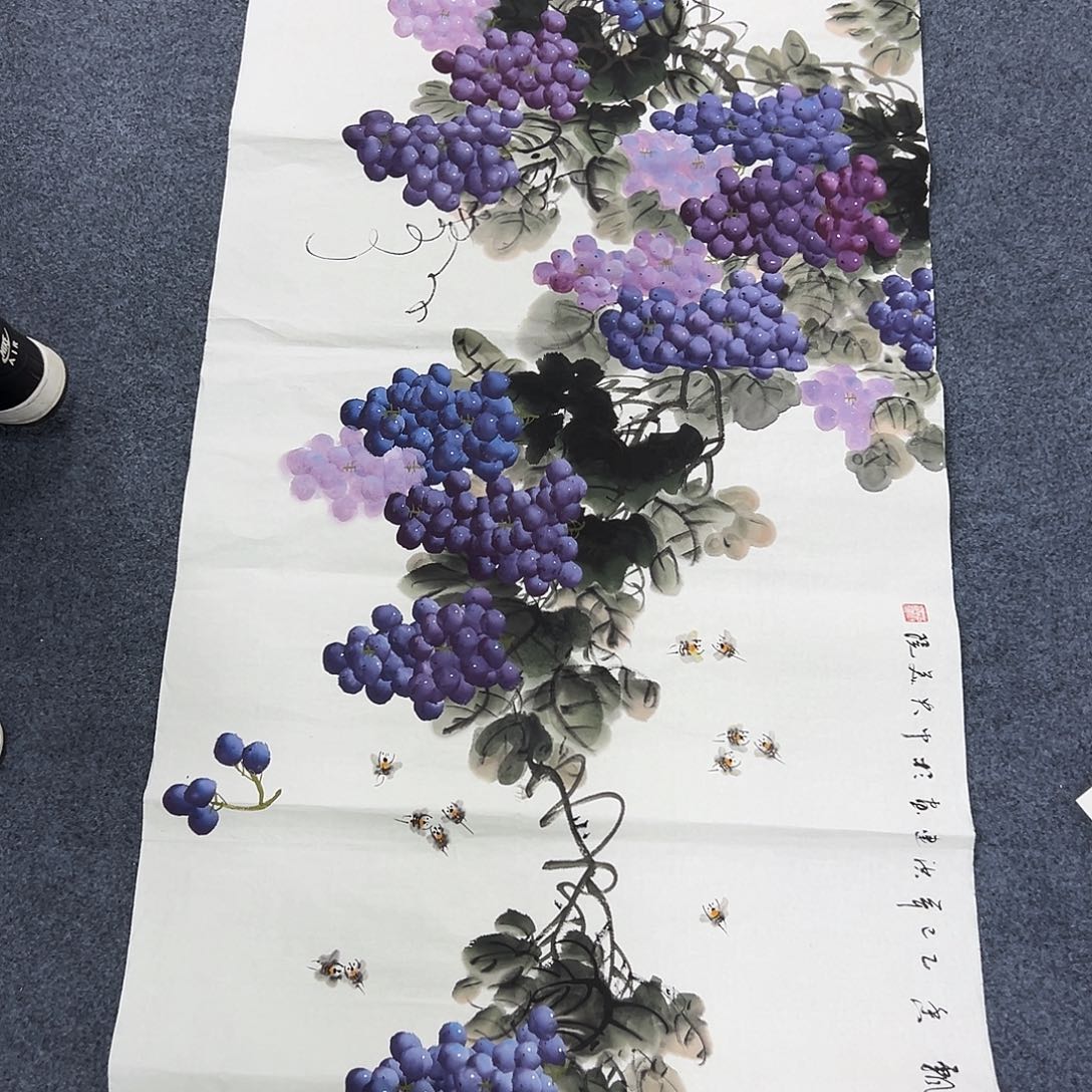 国画国画作品宣纸纯手绘