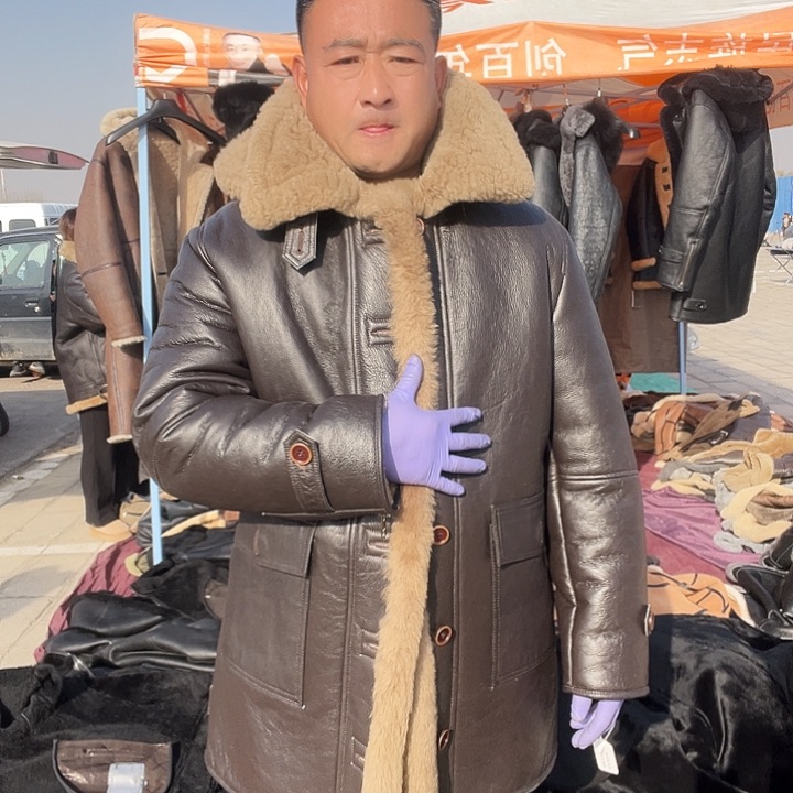古**师60码数皮毛一体男款
