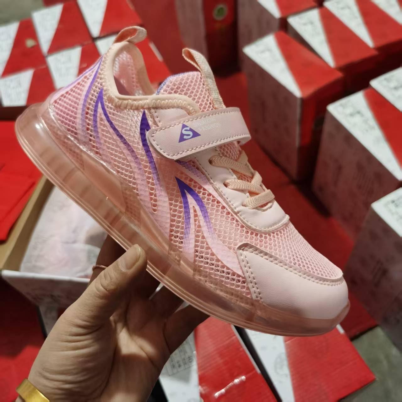 2932休闲大童春秋春秋宝宝鞋女男中性透气简约鞋子