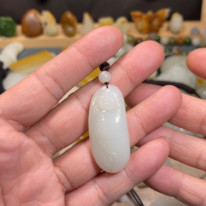 和田玉手串未镶嵌