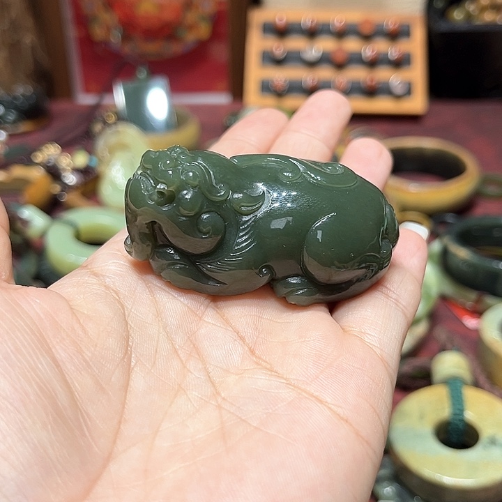 和田玉手把未镶嵌
