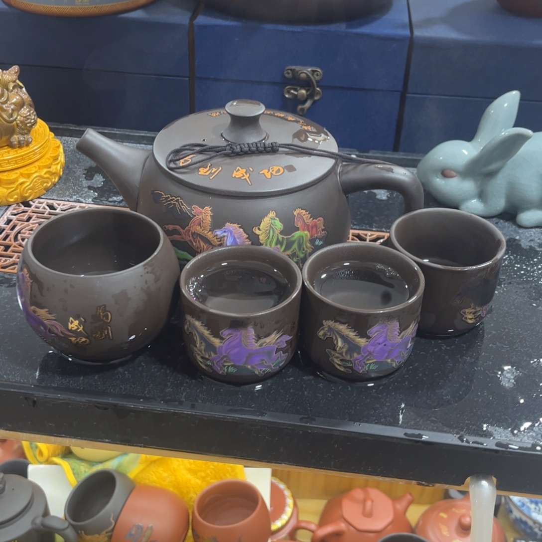 紫砂茶杯紫砂壶一壶4杯