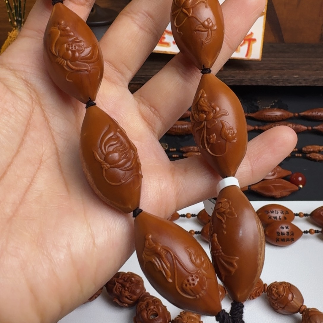 橄榄核手串/手链莲花无相