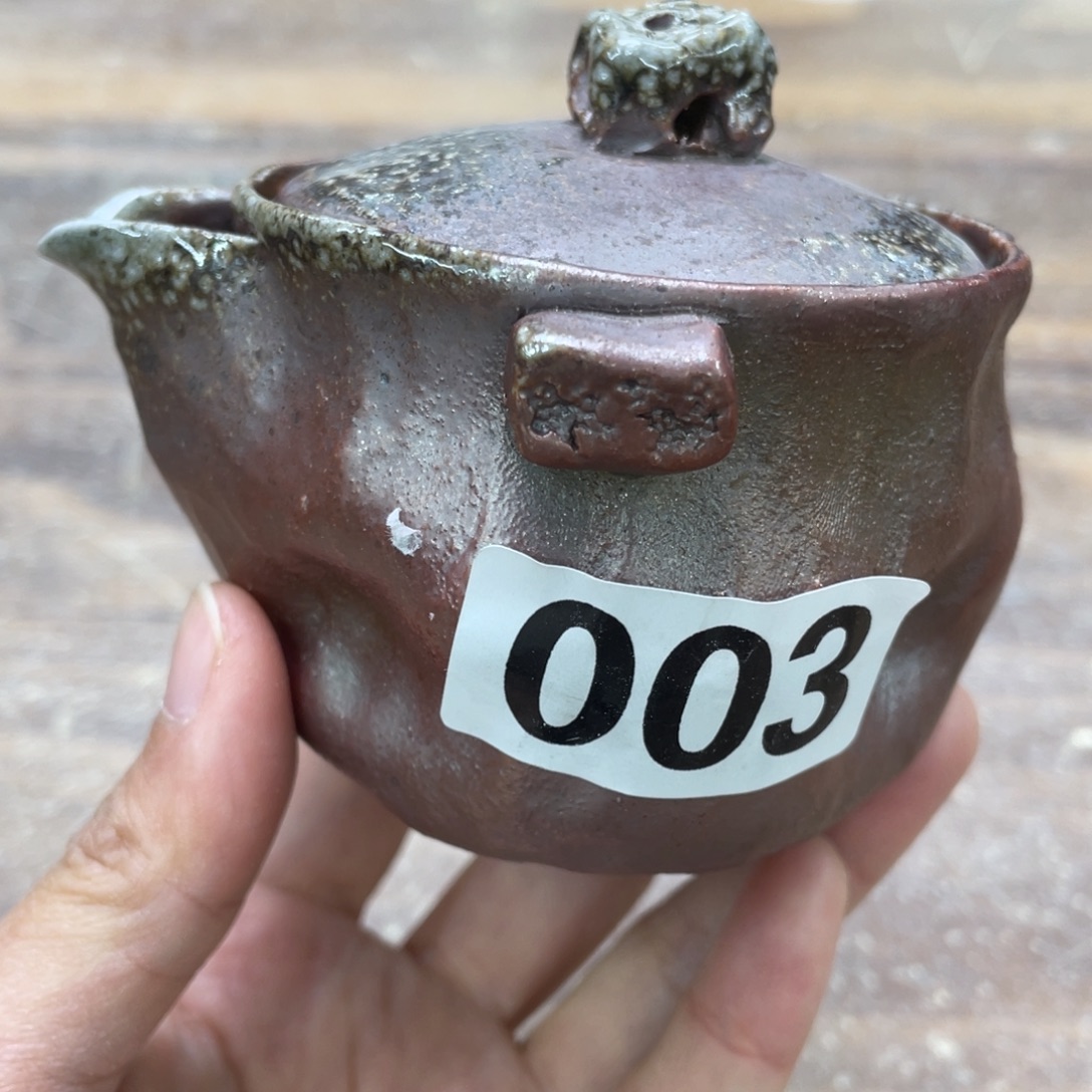 陶纯手工柴烧茶壶茶具瑕瑕