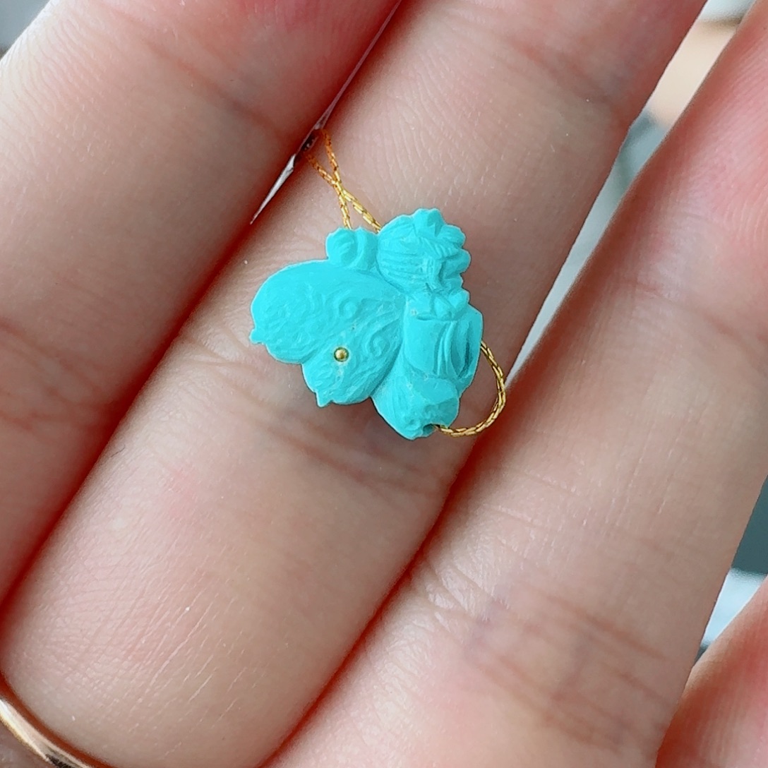 未镶嵌绿松石珠宝奇石