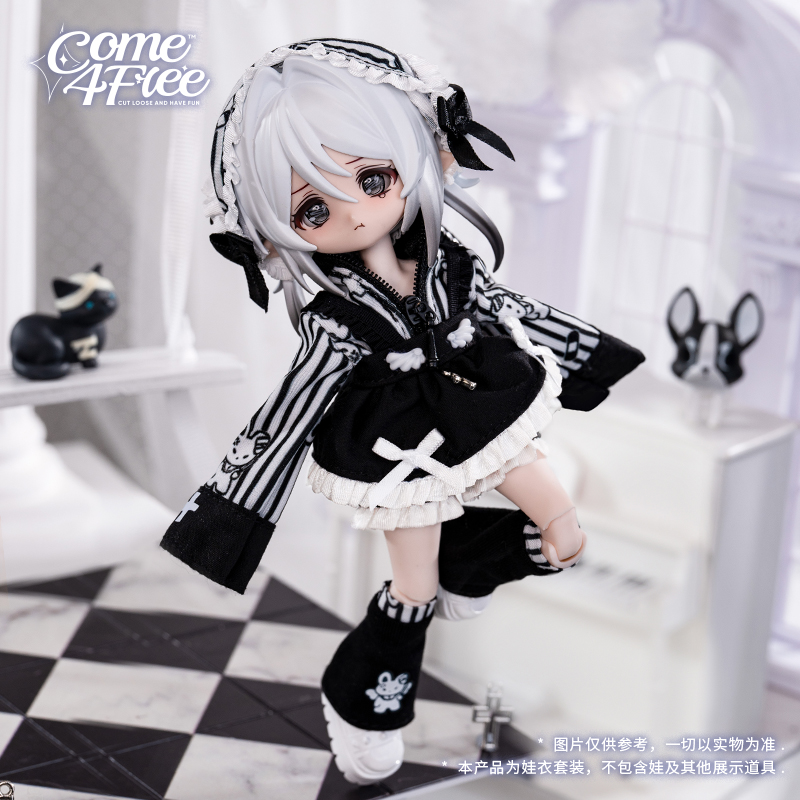 COME4FREE【日常系列】绒绒兔诊所娃衣OB11玩偶BJD娃衣