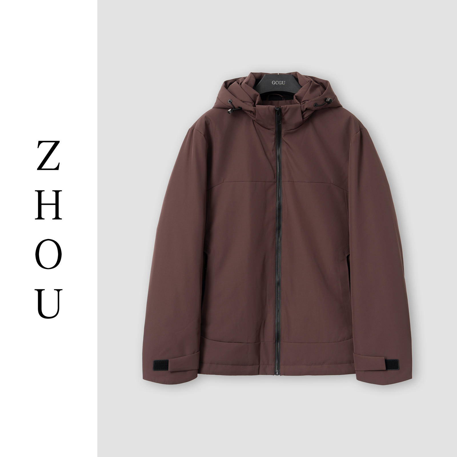 （周哥甄选）砖红羽绒外套-32144