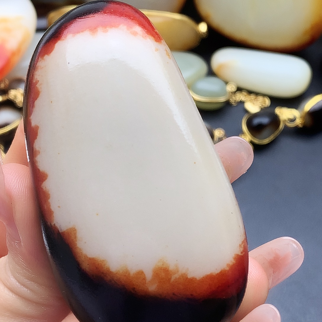 玉男女手把件摆件通用