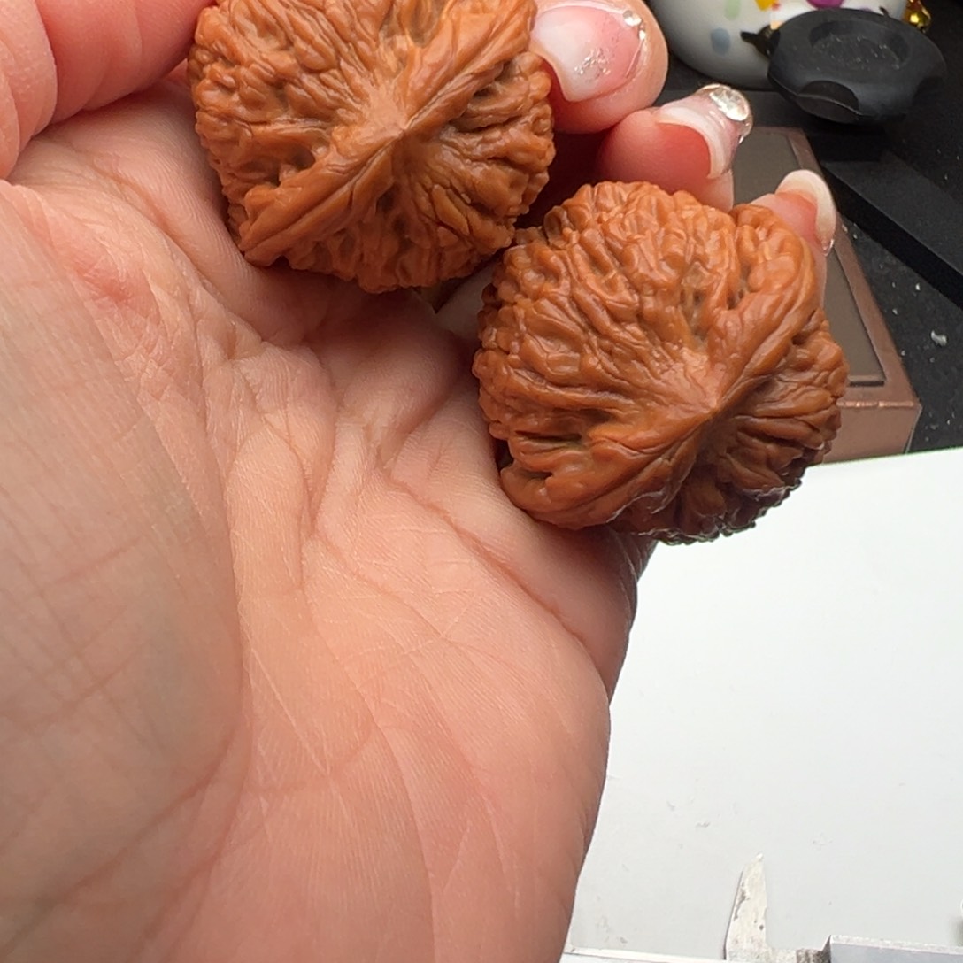 文玩核桃把件莲花35