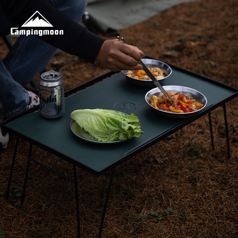 CAMPINGMOON柯曼 露营人造皮革折叠网桌专用桌垫耐磨防水防烫桌垫