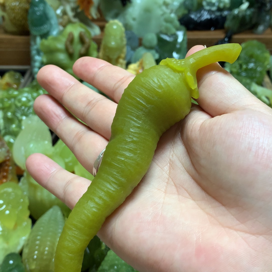 岫玉手把未镶嵌手把