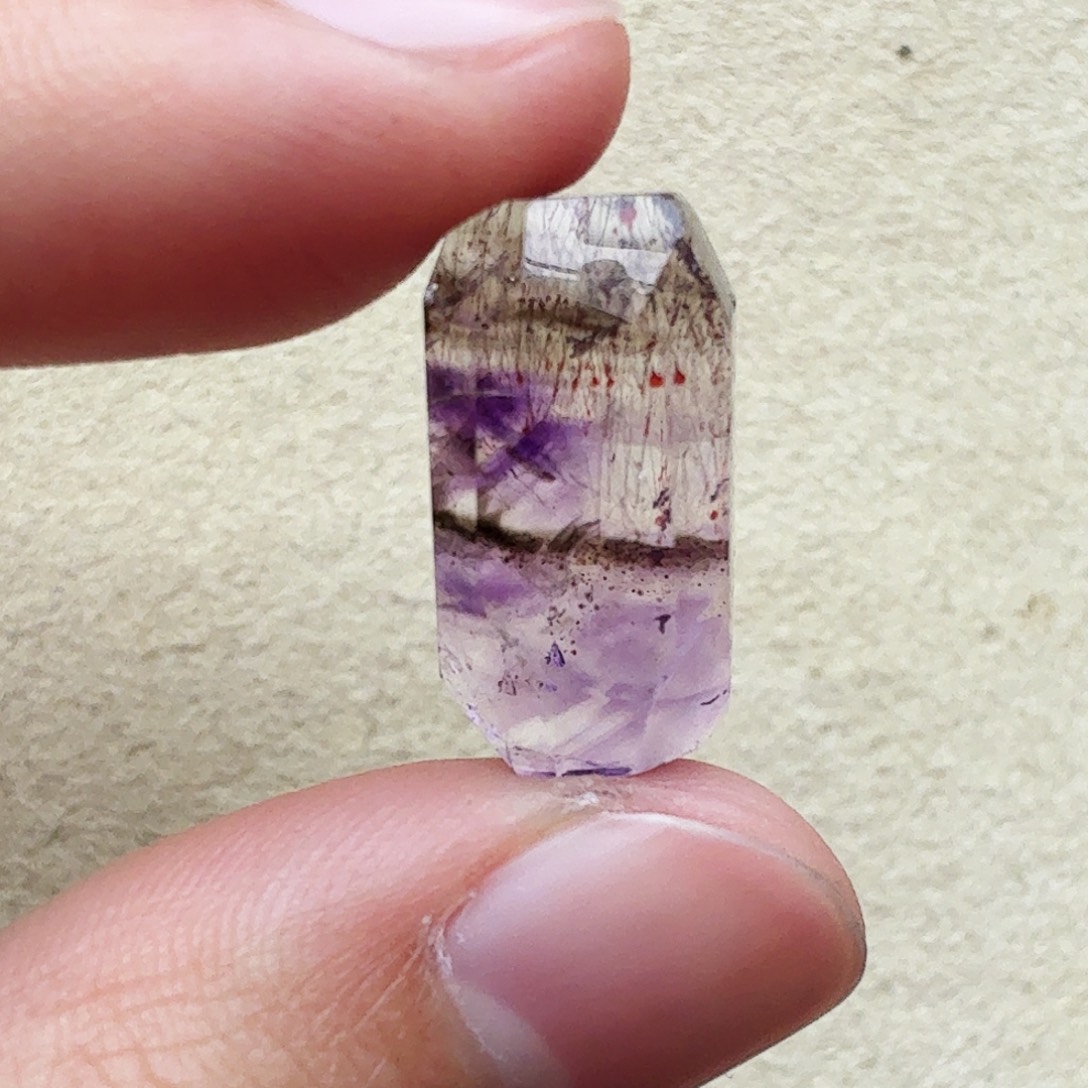 颈饰水晶未镶嵌打孔定制不退换超七