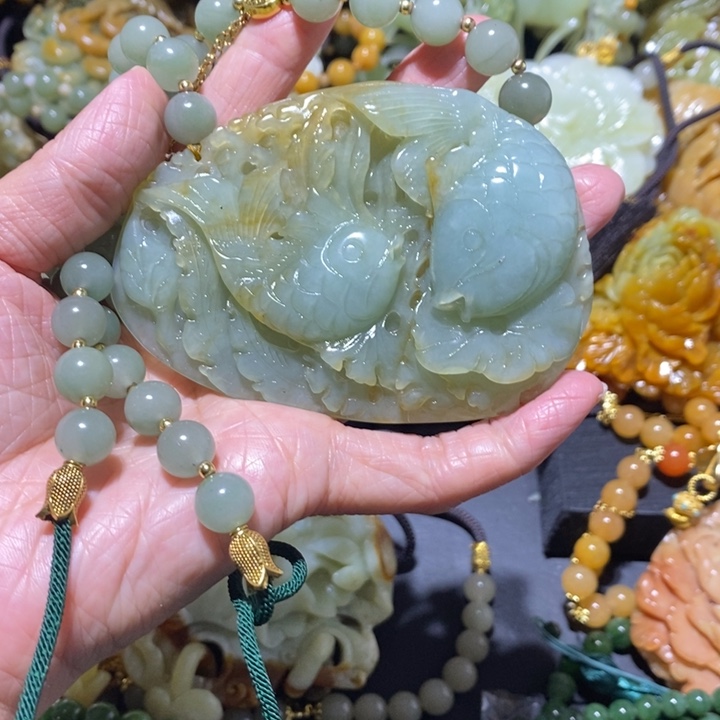 岫玉岫玉吊坠未镶嵌