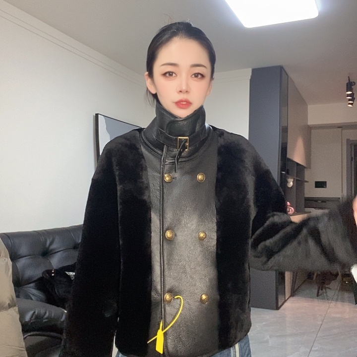 绵羊皮美丽奴皮毛一体L120斤内