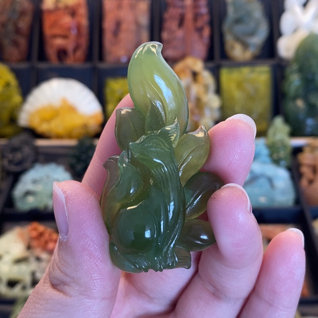 蛇纹石玉合金颈饰