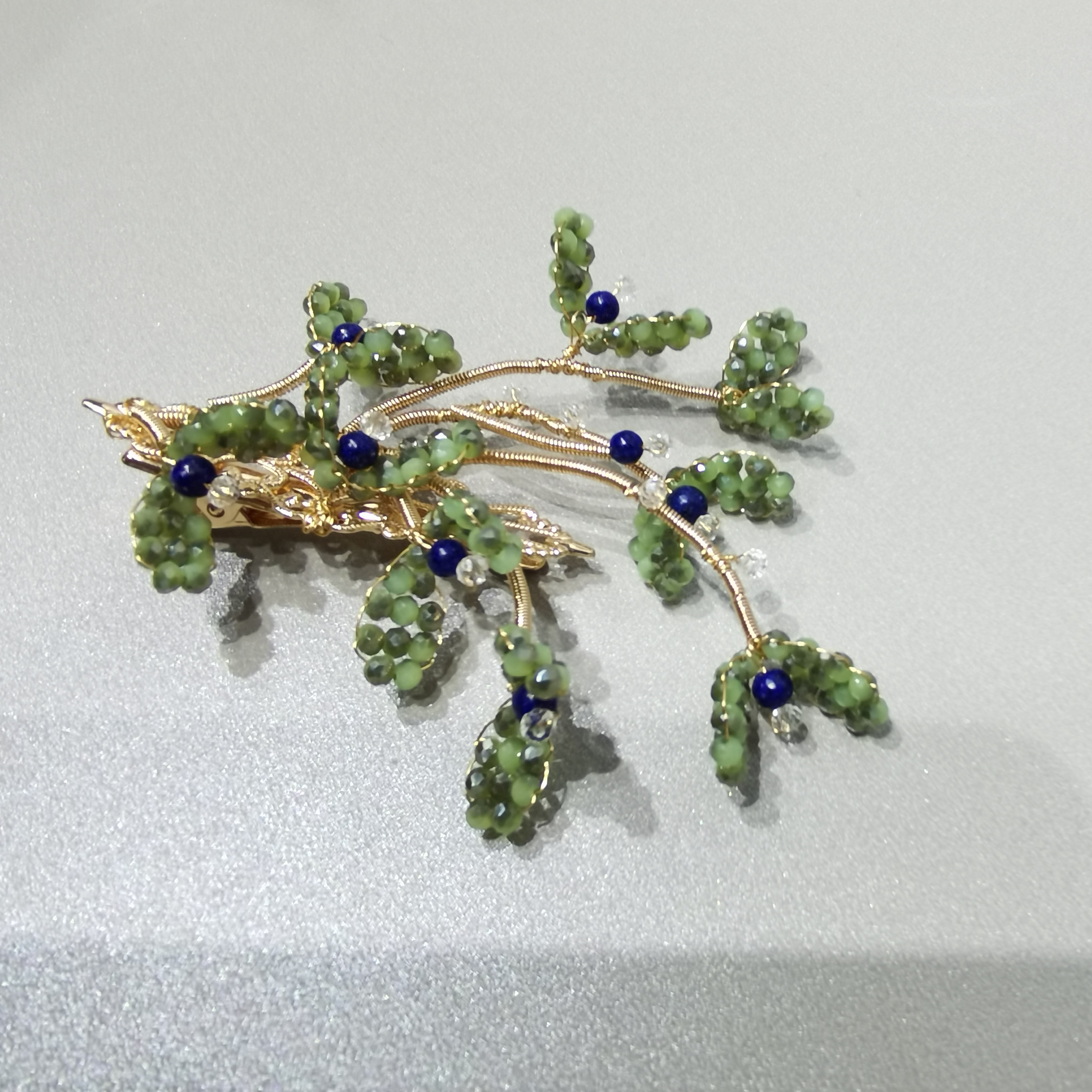 古悦倾城【冬青发夹】古风汉服发饰