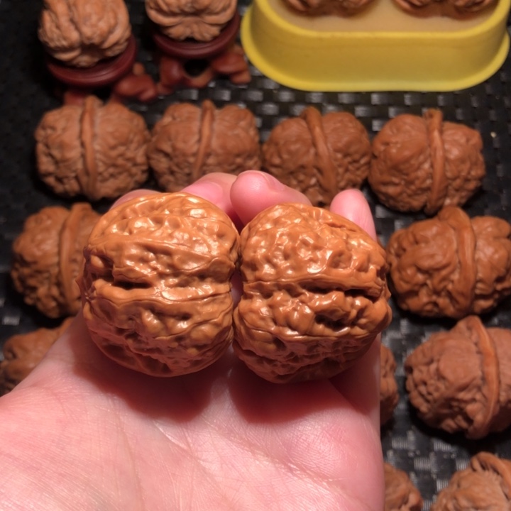 文玩核桃把件39四开肌肉蛙