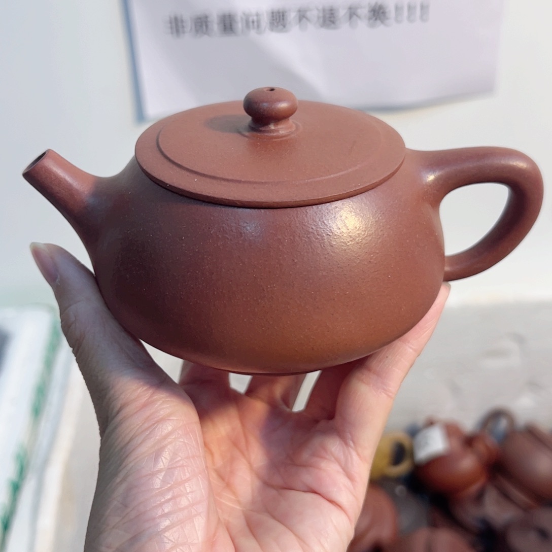 茶壶紫砂红皮龙紫砂壶